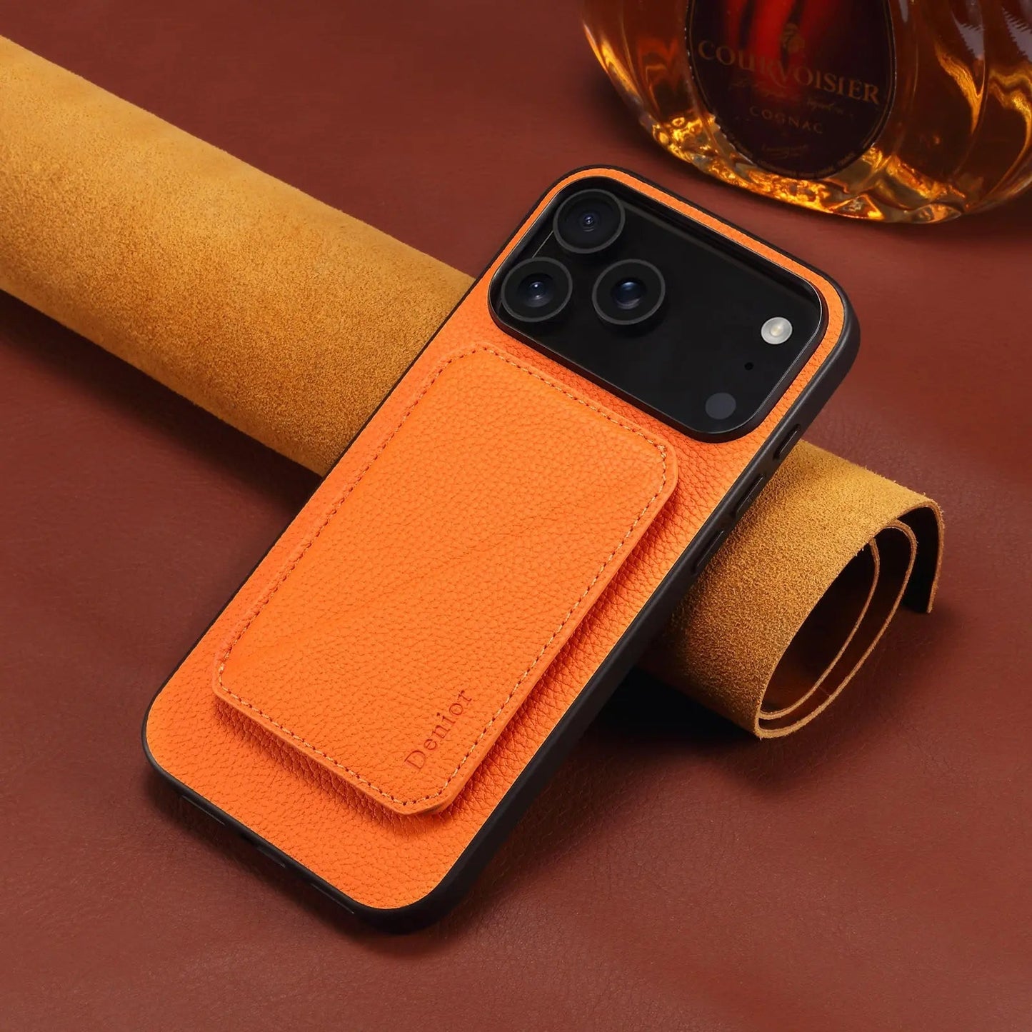 MagSafe iPhone Case With Card Holder (Orange)  | PE260076
