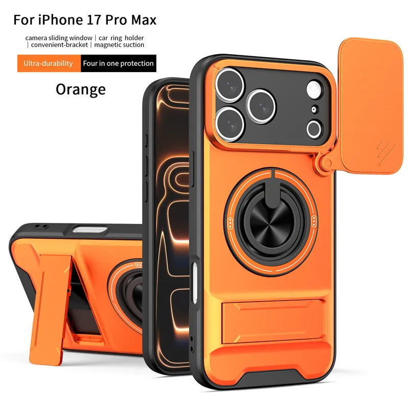 📱Ultimate Mecha Armor Magnetic Case | Military-Grade Protection & Camera Cover