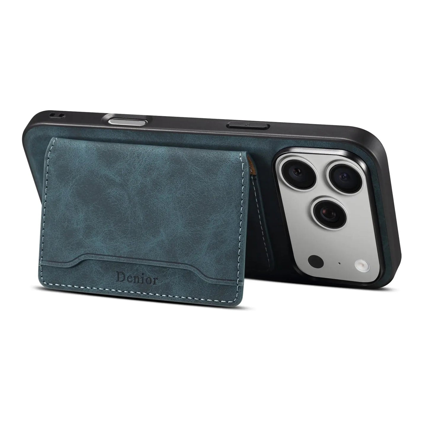 iPhone Case With Card Holder ,MagSafe Magnetic Wallet– Blue | PE260068