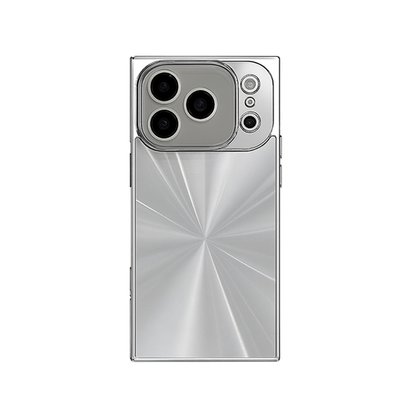 YUNKEY Square Aurora Shine Electroplated iPhone Case