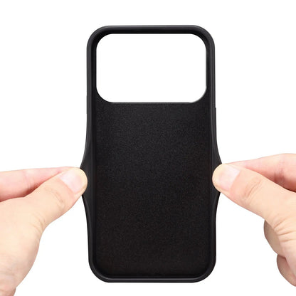 Leather Phone Case with Card Holder And Foldable Stand For iPhone (Brown)  | PE260059