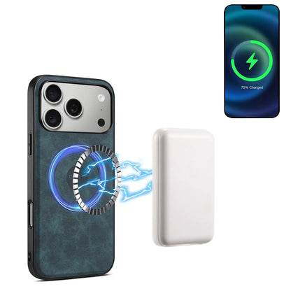 iPhone Case With Card Holder ,MagSafe Magnetic Wallet– Blue | PE260068