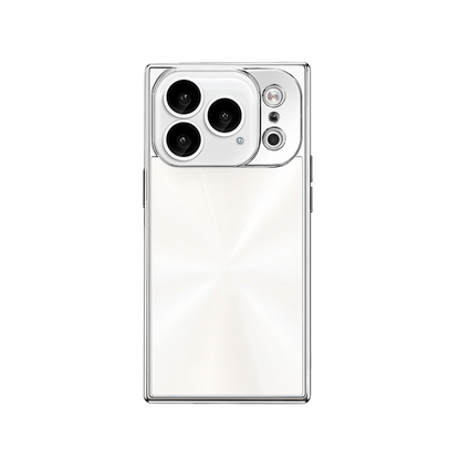 YUNKEY Square Aurora Shine Electroplated iPhone Case