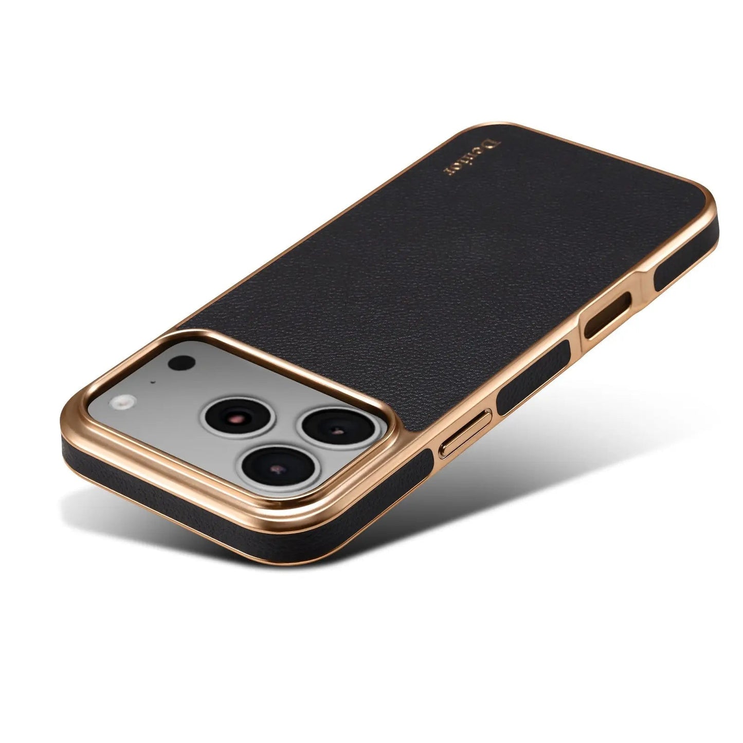 Luxury Leather iPhone Case–Sleek Design （Black）  | PE260042