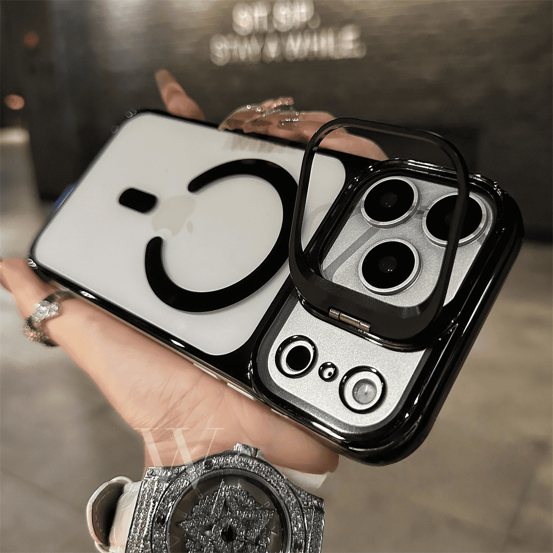 YUNKEY Magnetic Borderless Case with Built-in Lens Holder