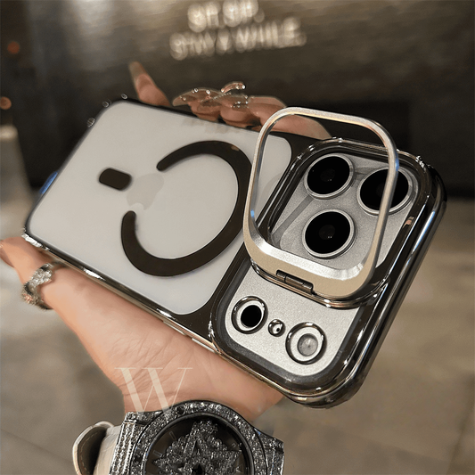 YUNKEY Magnetic Borderless Case with Built-in Lens Holder