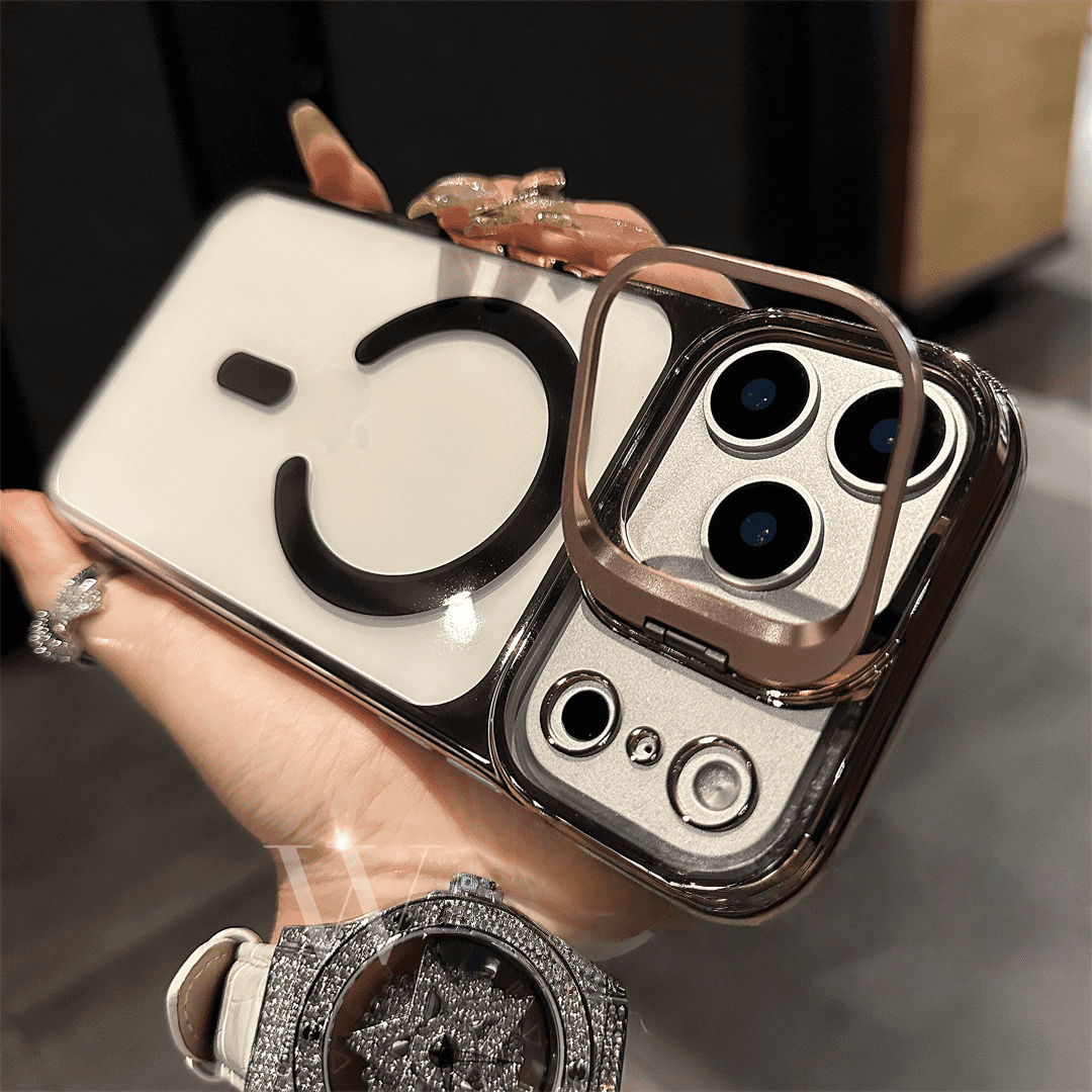 YUNKEY Magnetic Borderless Case with Built-in Lens Holder