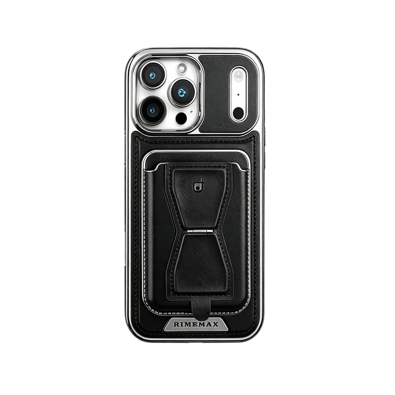 Leather iPhone Case With Magnetic Card Holder  | PE260083