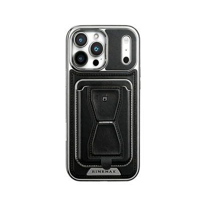 Leather iPhone Case With Magnetic Card Holder  | PE260083