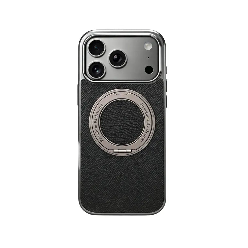 Leather iPhone Case with Grip – Full Protection (Orange)  | PE260050