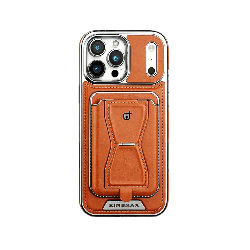 Leather iPhone Case With Magnetic Card Holder  | PE260083