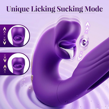 💋 2026 Upgraded 4-in-1 Flapping & Licking Vibrator