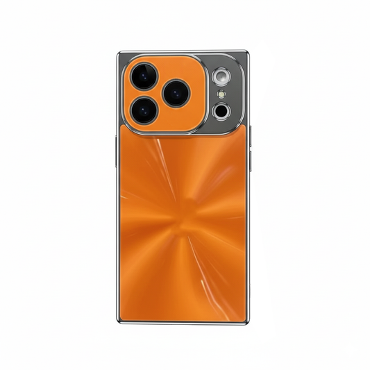 YUNKEY Square Aurora Shine Electroplated iPhone Case
