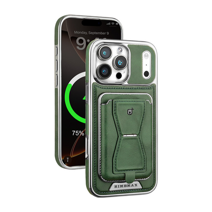 Yunkey Leather Phone Case With Card Holder For iPhone