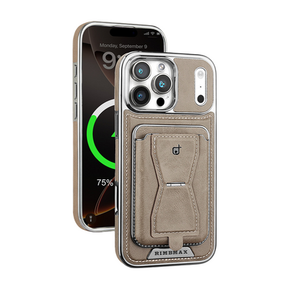 Yunkey Leather Phone Case With Card Holder For iPhone