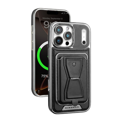 Yunkey Leather Phone Case With Card Holder For iPhone