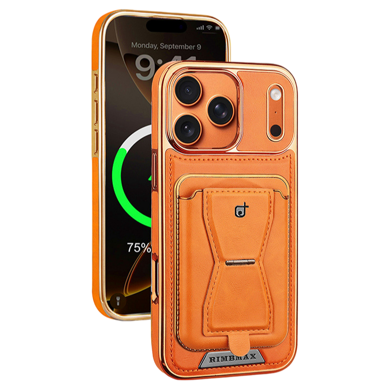 Yunkey Leather Phone Case With Card Holder For iPhone