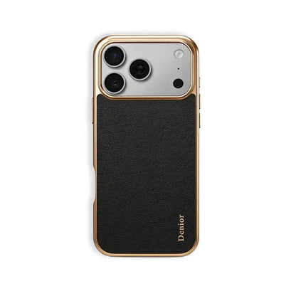 Luxury Leather iPhone Case–Sleek Design （Black）  | PE260042