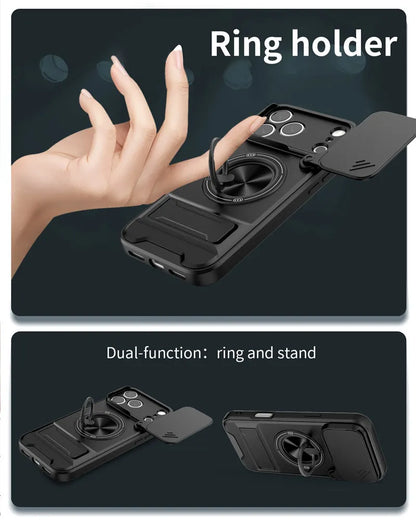 📱Ultimate Mecha Armor Magnetic Case | Military-Grade Protection & Camera Cover