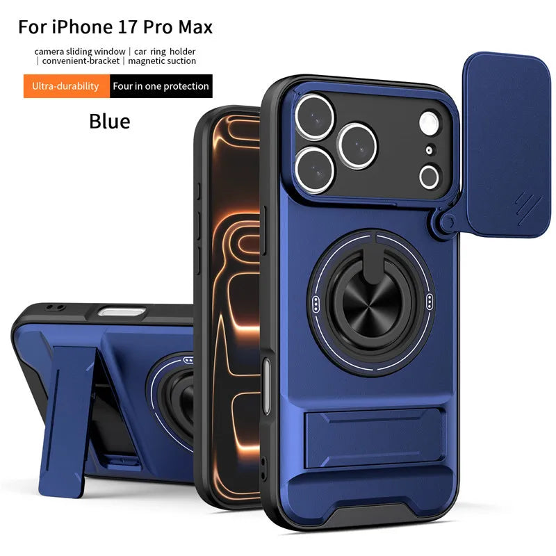 📱Ultimate Mecha Armor Magnetic Case | Military-Grade Protection & Camera Cover
