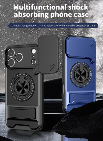 📱Ultimate Mecha Armor Magnetic Case | Military-Grade Protection & Camera Cover