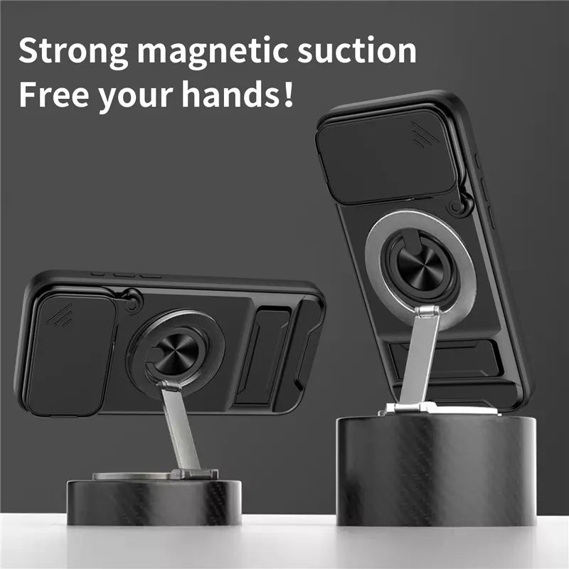 📱Ultimate Mecha Armor Magnetic Case | Military-Grade Protection & Camera Cover