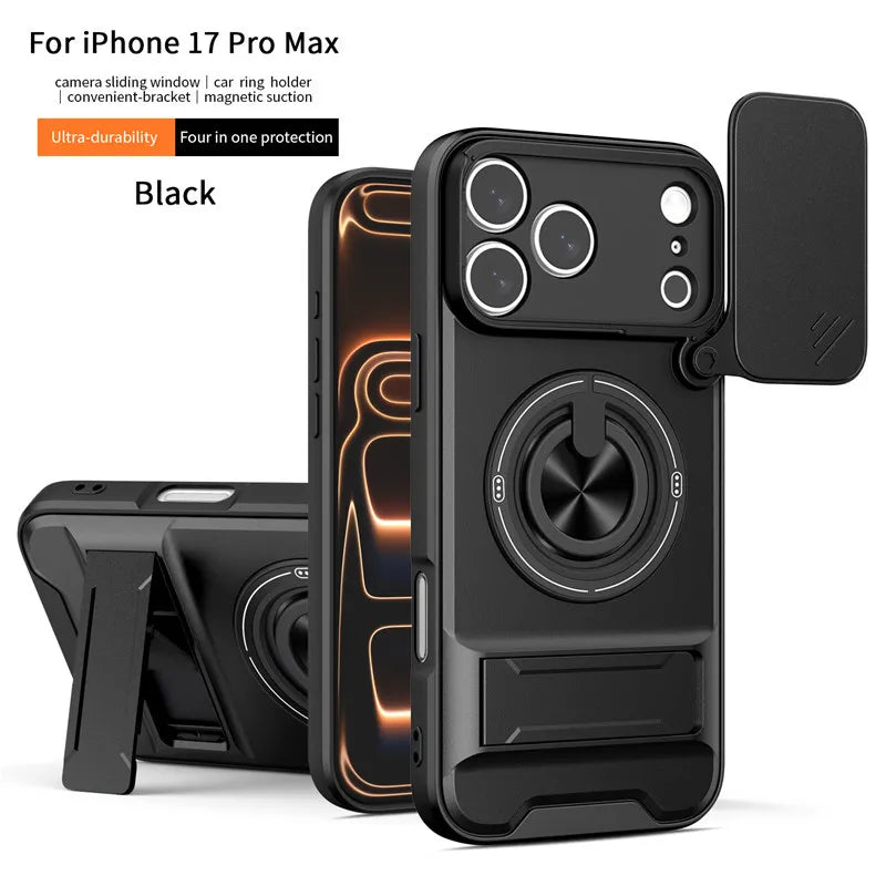 📱Ultimate Mecha Armor Magnetic Case | Military-Grade Protection & Camera Cover