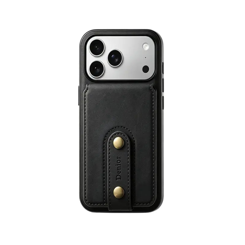 Leather Wallet Phone Case  For iPhone 17 Series (Brown)  | PE260070