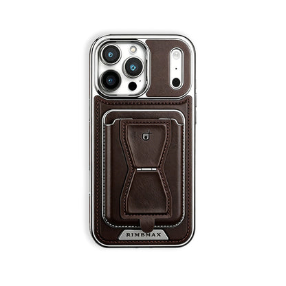 Leather iPhone Case With Magnetic Card Holder  | PE260083