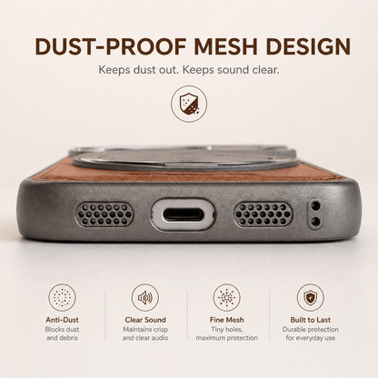 YUNKEY iPhone Semi-Enclosed Magnetic Phone Case with Rotating Stand