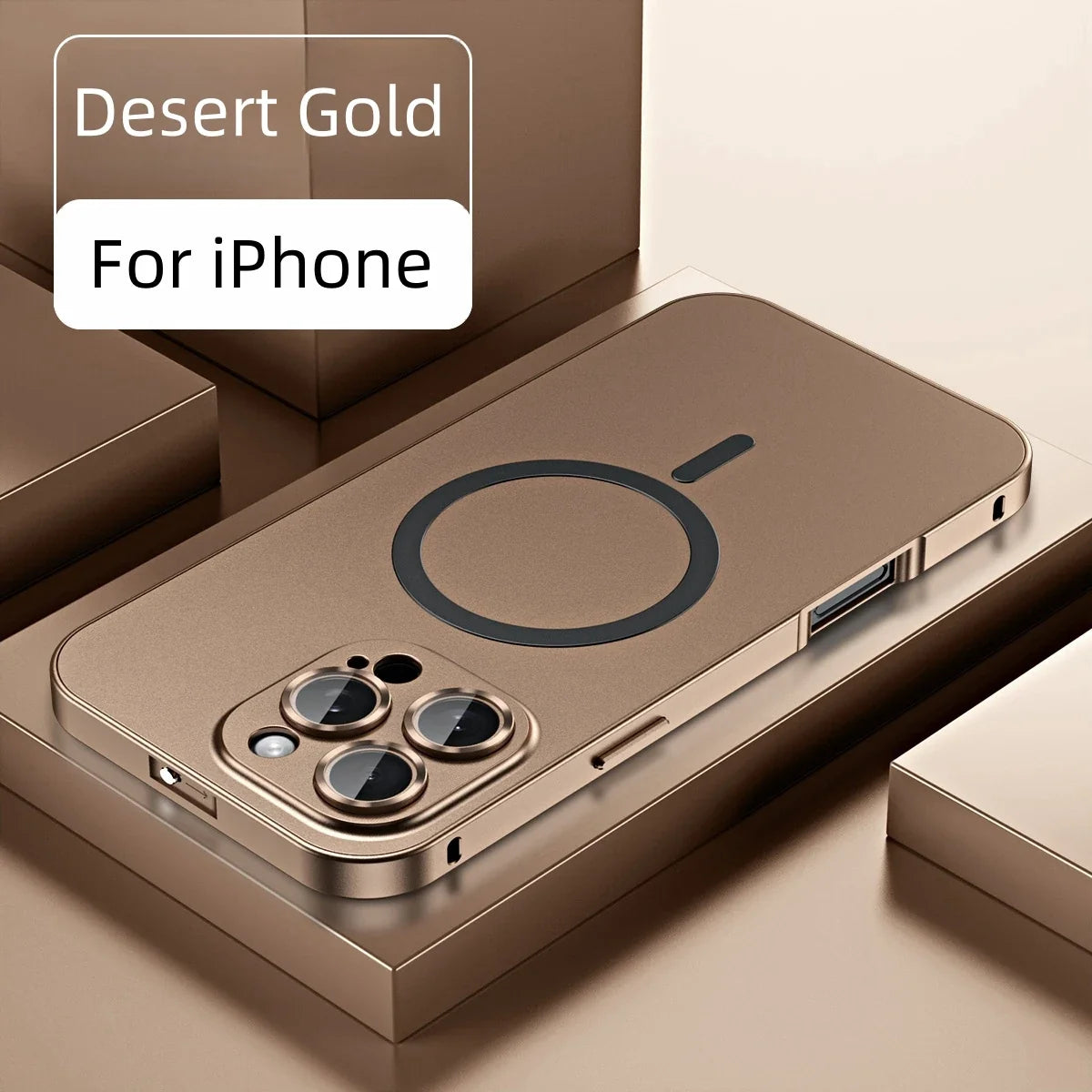 YUNKEY Magsafe Magnetic Frosting Metal Case For iPhone