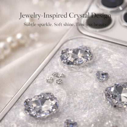 YUNKEY Crystal Bloom Quiet Luxury iPhone Case